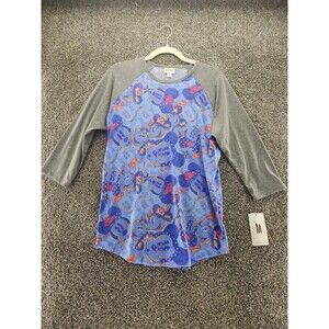 Lularoe Nwt Medium Mickey Mouse 3/4 Sleeve T-shirt